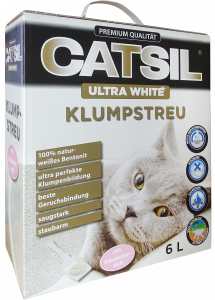 Premium BENTONITE Cat Litters CANCAT / CATSIL ULTRA WHITE